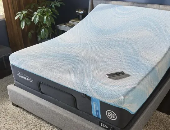 light blue mattress